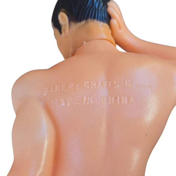 Vintage Hunky Macho Man Cake Topper Birthday Bachelorette Party Bakery Crafts - Picture 10 of 16